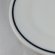 画像3: アンカーホッキング　ミルクグラス　レストランウエア　ブラックラインシリーズ　デザートプレート (3)