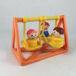 画像: ビンテージ フィシャープライス ブランコで遊ぶ３人の子供達 4pc セット