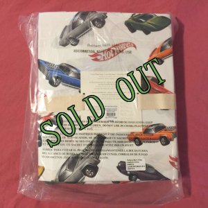 画像3: sold ホットウィール　ポッタリーバーン新品未開封シーツ２枚+枕カバー　３点セット　100%オーガニックコットン　ツインサイズ (3)