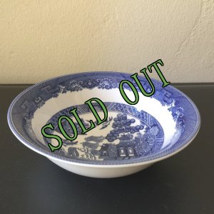 画像1: sold 【限定奉仕品】ジョンソンブラザーズ　ブルーウィロー　サラダボウル　15cm　 made in England　 (1)