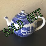 画像: sold HIC　ブルーウィロー　ティーポット（US 3カップ）陶製茶こしインナー付　日本製