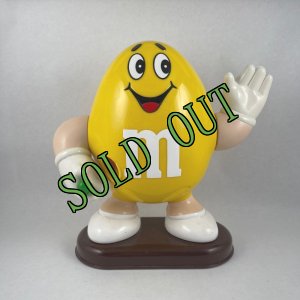 画像1: sold M&M's  イエロー・ハーイ ディスペンサー 1991年 (1)