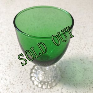 画像2: sold アンカーホッキング　バブル　フォレストグリーン　ジュース/ワイングラス AS IS (2)