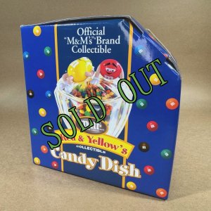 画像2: sold ＊　M&M's　箱入り・赤と黄色のキャンディー・ディッシュ (2)