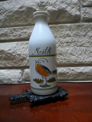 画像1: Italian Milk Bottle, Bird (1)